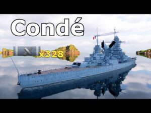 World of WarShips Condé - 5 Kills 349K Damage