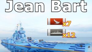 World of WarShips Jean Bart  - 7 Kills 289K Damage