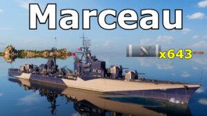 World of WarShips Marceau - 3 Kills 220K Damage
