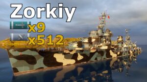 World of WarShips Zorkiy - 4 Kills 281K Damage