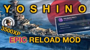 Yoshino With Epic Reload Mod (World of Warships: Legends Xbox Series X 4K)