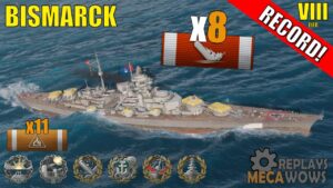 Bismarck 8 Kills & 179k Damage | World of Warships Gameplay