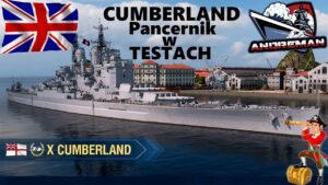 CUMBERLAND Angielski pancernik tier X World of warships (wows)
