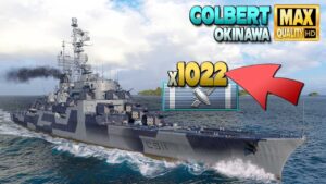 Cruiser Colbert: More than 1000 hits in a single game - World of Warships