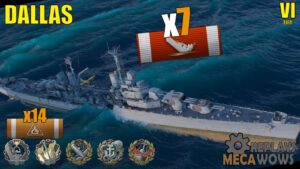 Dallas 7 Kills & 137k Damage | World of Warships Gameplay