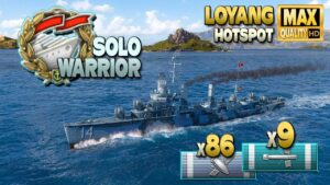 Destroyer Loyang: Casual player in winner modus - World of Warships