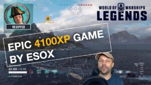 Epic Minotaur Battle 4100XP by Esox (World of Warships: Legends Xbox Series X 4K)