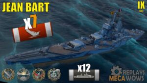 Jean Bart 7 Kills & 289k Damage | World of Warships Gameplay
