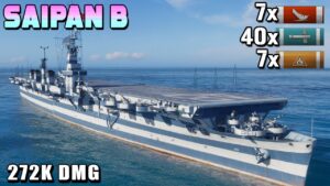 Saipan B: Saipan hits ships hard in double CV battle
