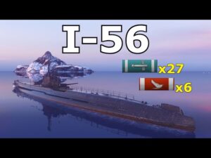 World of WarShips I-56 - 6 Kills 198K Damage