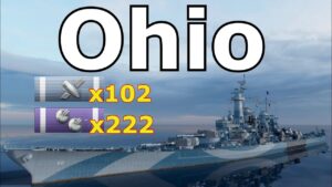 World of WarShips Ohio - 4 Kills 303K Damage