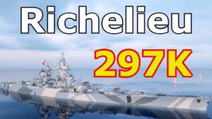 World of WarShips Richelieu - 4 Kills 297K Damage