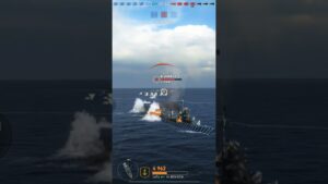 Benson in Kamikaze Mode💥-World of Warships Legends Mobile #shorts #worldofwarshipslegendsgomobile