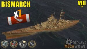 Bismarck 7 Kills & 148k Damage | World of Warships Gameplay