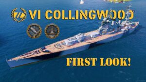 Collingwood First Look! - Tier 6 Premium Battleship | World of Warships Legends