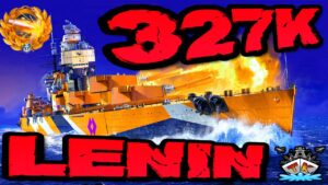 Lenin drückt 327K DMG *T8 MONSTER* "300K Club" ⚓️ in World of Warships 🚢
