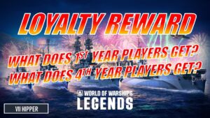 Loyalty Rewards - Year 1 vs Year 4 (World of Warships: Legends Xbox Series X 4K)