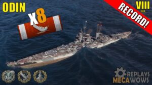 Odin 8 Kills & 164k Damage | World of Warships Gameplay