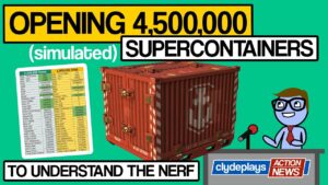 Opening 4,500,000 SuperContainers to Understand the Nerf - World of Warships - Clyde Plays News E039