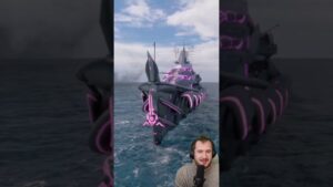 Star Kitakaze mit animierter Kampftarnung 😯⚓️World of Warships🚢 #shorts  #worldofwarships #wows