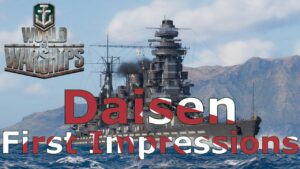 World of Warships- Daisen First Impressions: An Actual Good Japanese Premium?!?!