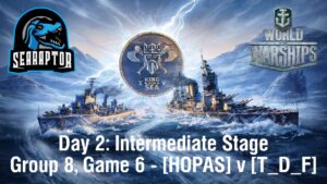 World of Warships - King of the Sea XV - Day 2: Intermediate Stage - Group 8, Game 6 - HOPAS v T_D_F