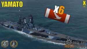 Yamato 6 Kills & 197k Damage | World of Warships Gameplay