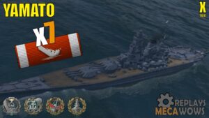 Yamato 7 Kills & 201k Damage | World of Warships Gameplay