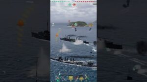 82176 daño y 5 destruidos World of Warships #shorts #worldofwarships #torpedo