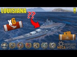 AIRCARRIER?? Louisiana 6 Kills & 174k Damage | World of Warships Gameplay