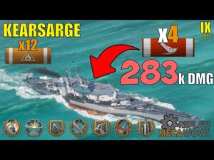 AIRCRAFT CARRIER?? Kearsarge 4 Kills & 283k Damage | World of Warships Gameplay