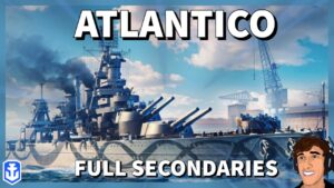Atlantico, Secondary King of Tier 7? in World of Warships Legends 4K