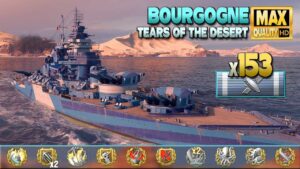 Battleship Bourgogne: It's raining medals - World of Warships