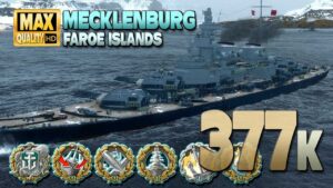 Battleship Mecklenburg: Impressive result on map "Faroe Islands" - World of Warships