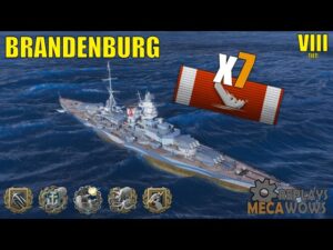Brandenburg 7 Kills & 100k Damage | World of Warships Gameplay