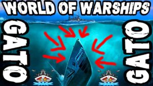 Doof im Kreis fahren... MAXIMAL belohnt *GATO* T10 U-Boot⚓️ in World of Warships 🚢 Uboot / Submarine