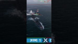 KOTS Gearing Driveby #shorts World of Warships King of the Sea XV