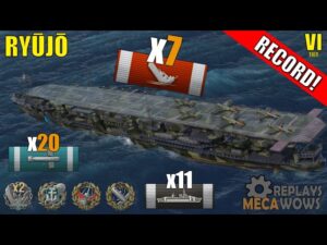 Ryujo 7 Kills & 165k Damage | World of Warships Gameplay