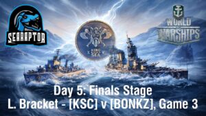 World of Warships - King of the Sea XV - Day 5: Regional Finals - L. Bracket: KSC v BONKZ, Game 3