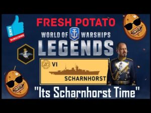 World of Warships: Legends | German Battleship Patience | Scharnhorst Gameplay