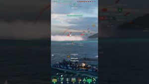World of warships that was close #warships #youtubeshorts #clips #gaming #youtubes #videogame