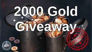 2000 Gold Giveaway Winner - World of Warships Blitz