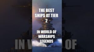 Best Ships at Tier 2 in World of Warships Legends #shorts