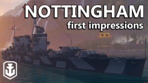 British Heavy Cruiser With Smoke! - Tier 8 Nottingham