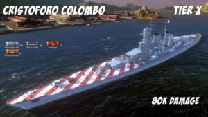 Cristoforo Colombo Most Gun | World of Warships Blitz gameplay