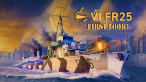 FR25 First Look! - Italian Tier 6 Destroyer | World of Warships Legends