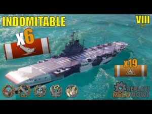 Indomitable 6 Kills & 164k Damage | World of Warships Gameplay