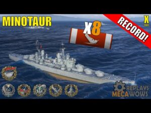Minotaur 8 Kills & 257k Damage | World of Warships Gameplay