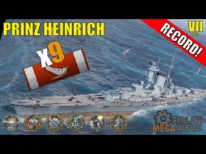 Prinz Heinrich 9 Kills & 211k Damage | World of Warships Gameplay