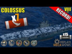 RECORD!! Colossus 7 Kills & 183k Damage | World of Warships Gameplay